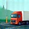 Transport LKW auf Autobahn symbolisiert Frachtvermittlung
